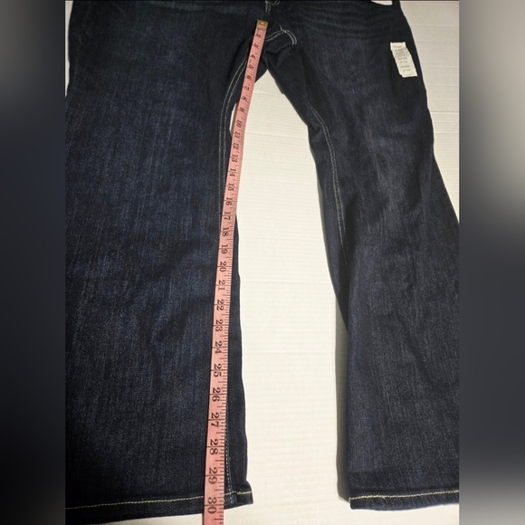 Levi Strauss Signature True Boot Jeans Women’s 26W Dark Wash Stretch Bootcut - Picture 9 of 11